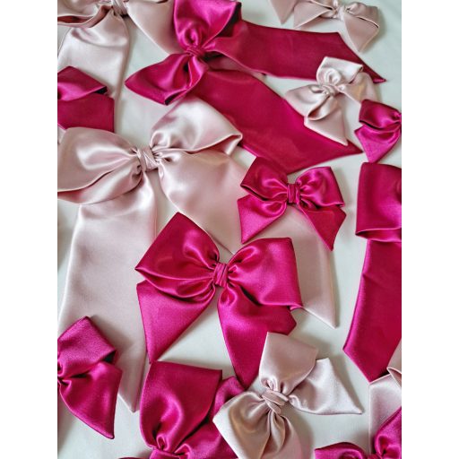 Rozsaszín és pink masnik - több méret