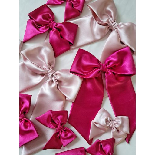 Rozsaszín és pink masnik - több méret