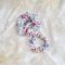 Barokk mintás scrunchie - választható méret 