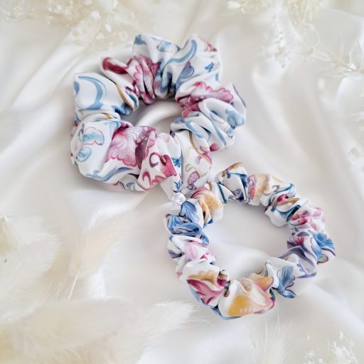 Barokk mintás scrunchie - választható méret 