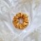 Mustársárga scrunchie - közepes 