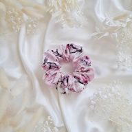 Cseresznyevirágos scrunchie - közepes 