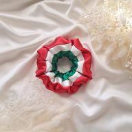 Trikolor scrunchie - nagy