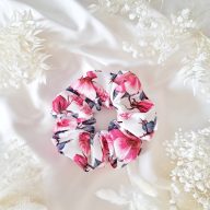 Vadrózsás scrunchie - nagy