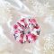 Vadrózsás scrunchie - nagy