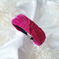 Pink csomós hajpánt 