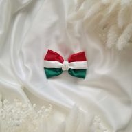 Magyar nemzeti színű masnis hajcsat - kicsi